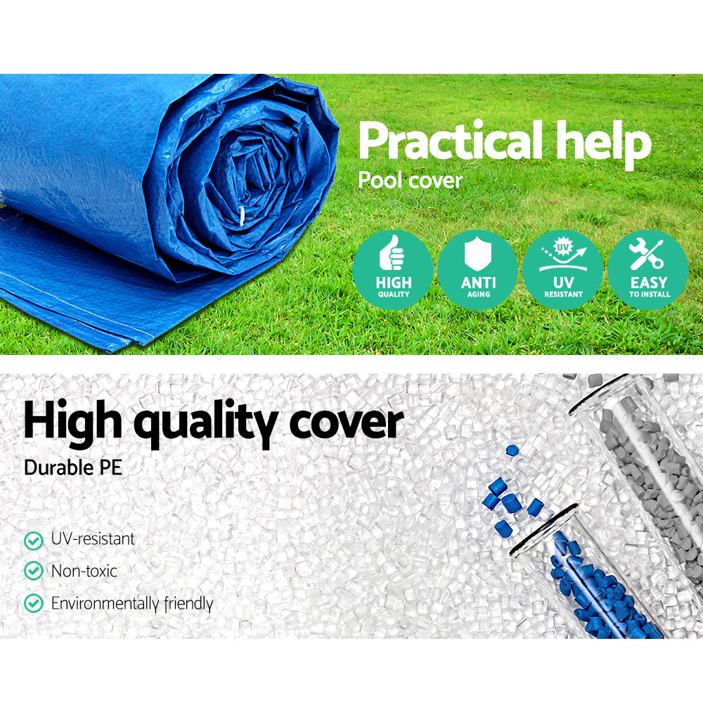 Above Ground Pool Cover 4.04X2.12M Pe Blanket