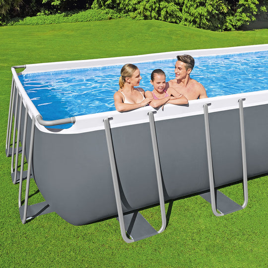 Steel Frame Above Ground Swimming Pool Set with Ladder