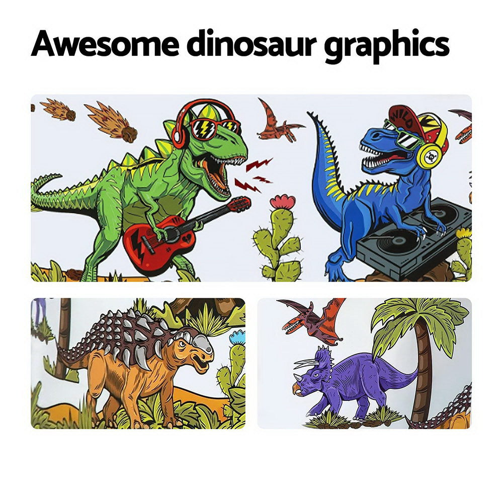 183X38Cm Round Above Ground Rigid Swimming Pool Dinosaur 946L