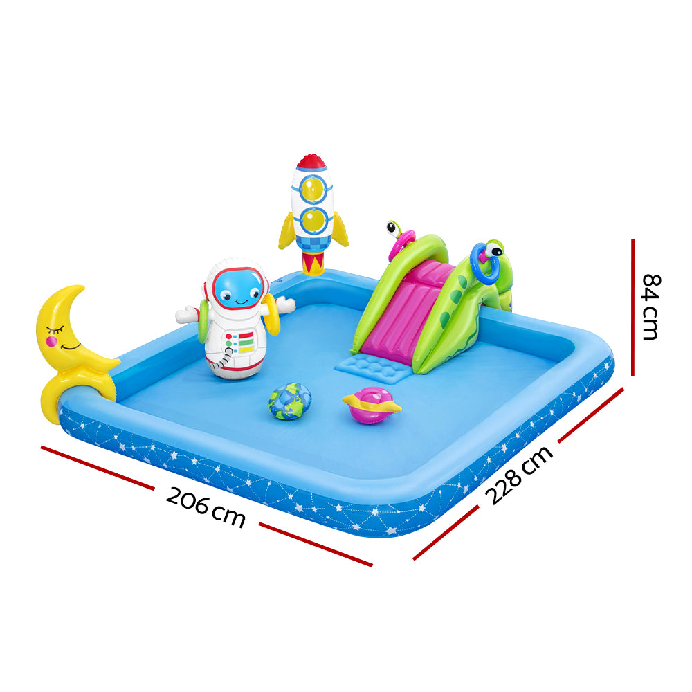 228X206X84Cm Inflatable Above Ground Swimming Play Pool 308L