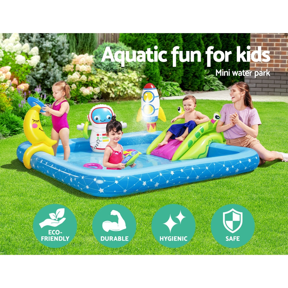 228X206X84Cm Inflatable Above Ground Swimming Play Pool 308L