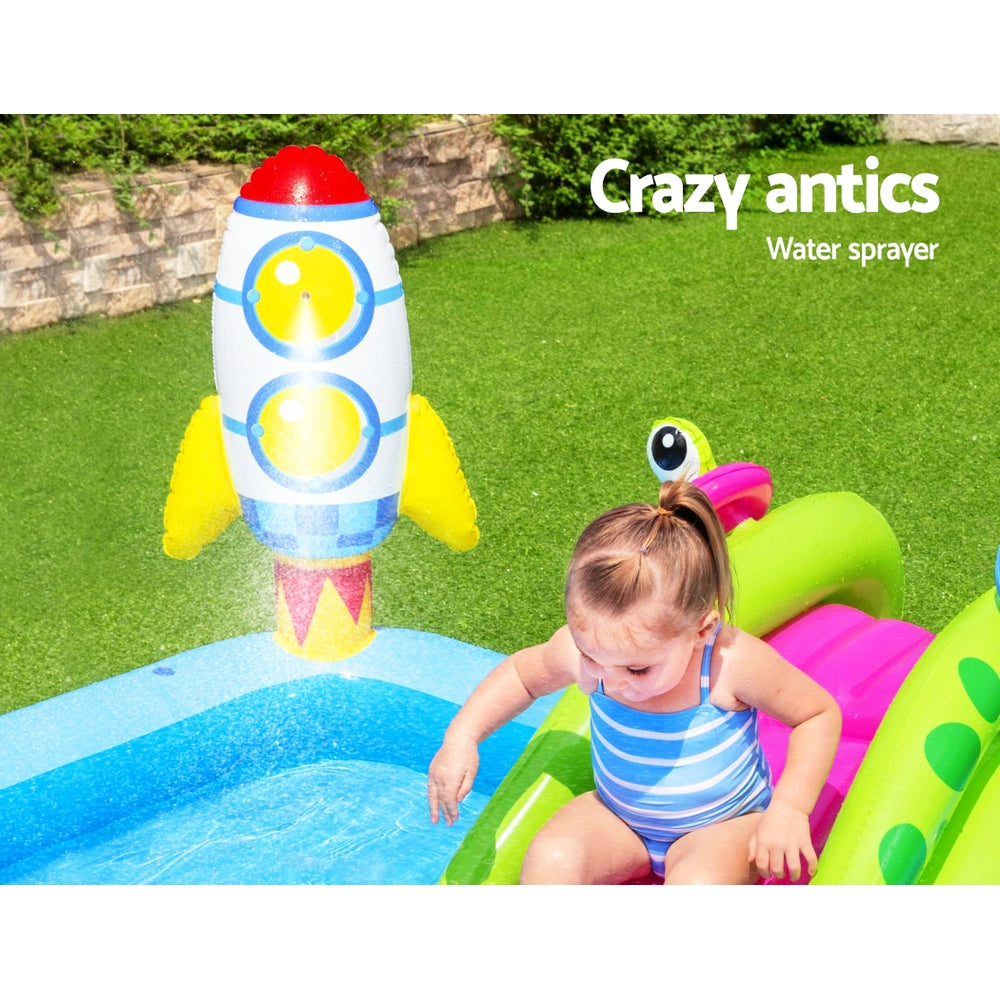 228X206X84Cm Inflatable Above Ground Swimming Play Pool 308L