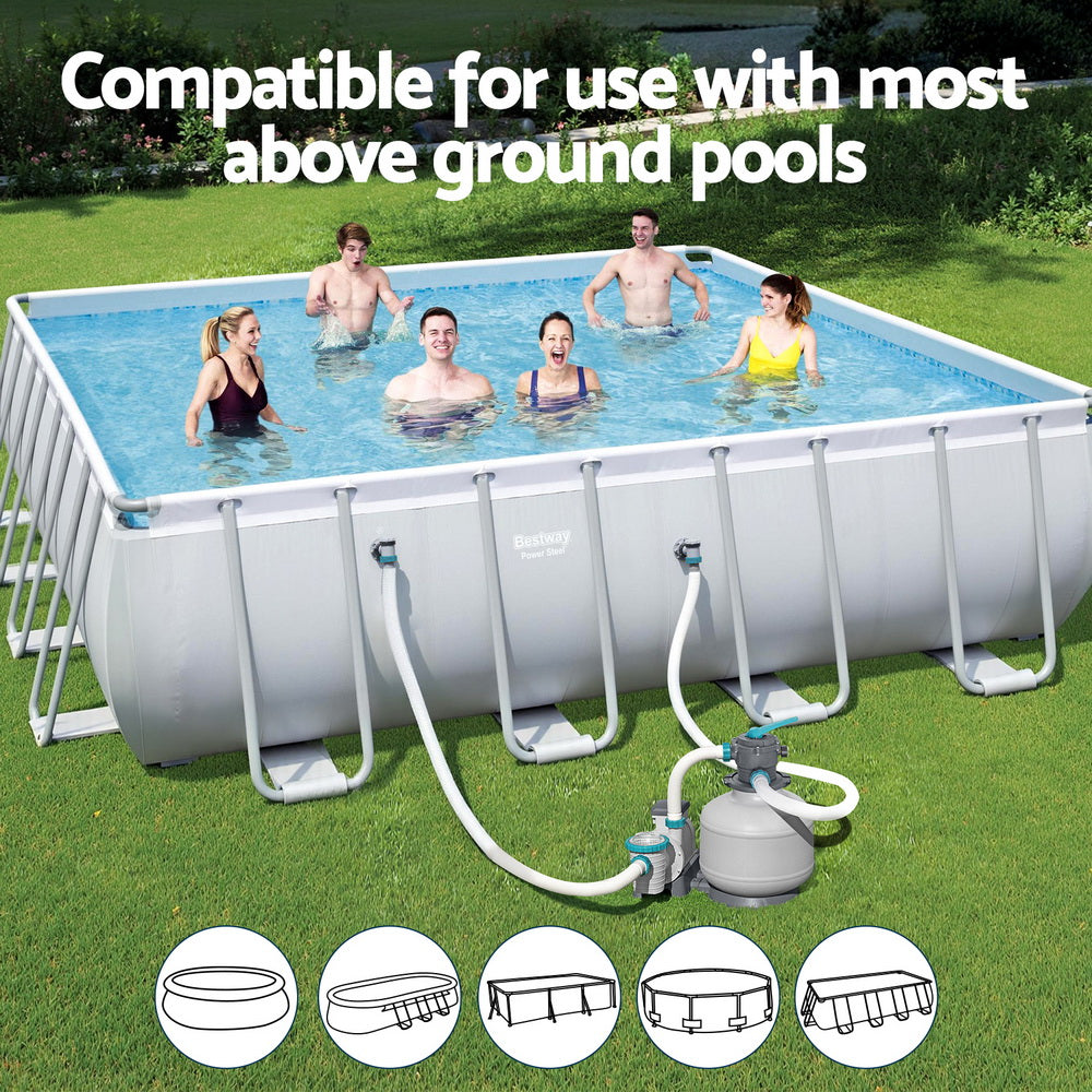 Pool Pump Sand Filter 3000Gph 11355L/H Pools Flowclear Filters, Swimming Pools - photo 7
