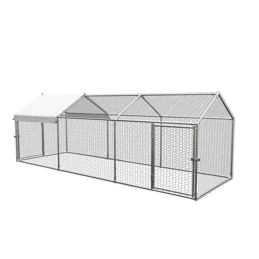 Chicken Coop Large Galvanised Steel 3x1x1cm