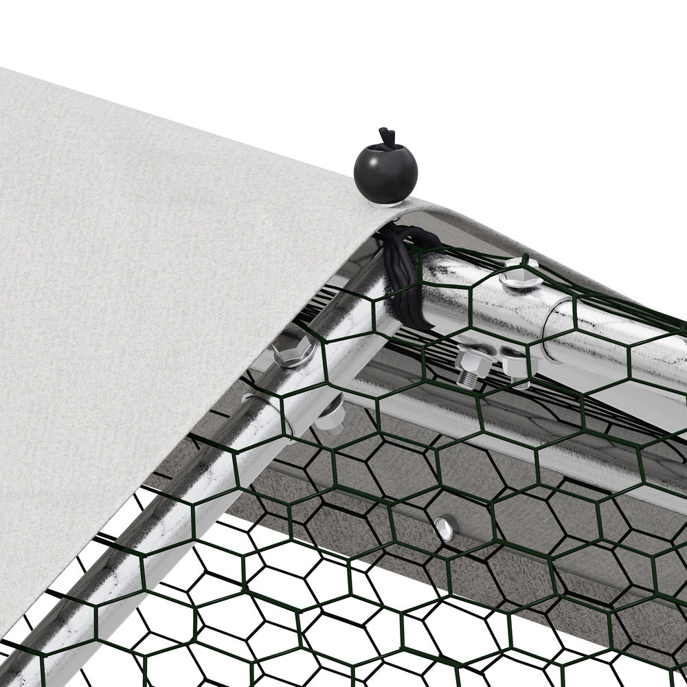 Chicken Coop Large Galvanised Steel 3x1x1cm