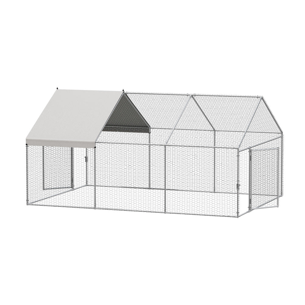 Chicken Coop Large Galvanised 3x2x1.5cm