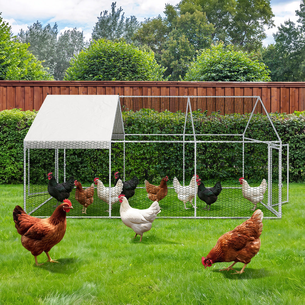 Chicken Coop Large Galvanised 3x2x1.5cm