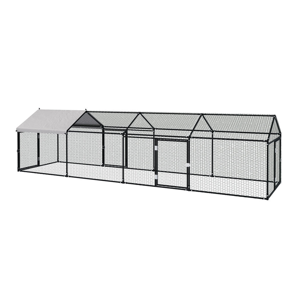 Chicken Coop Large Galvanised Steel 4x1x1cm