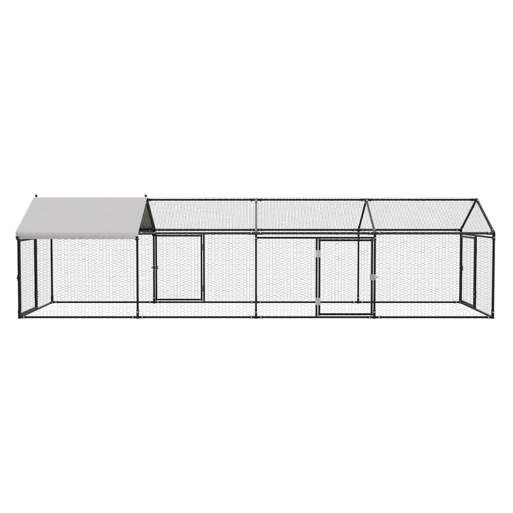 Chicken Coop Large Galvanised Steel 4x1x1cm