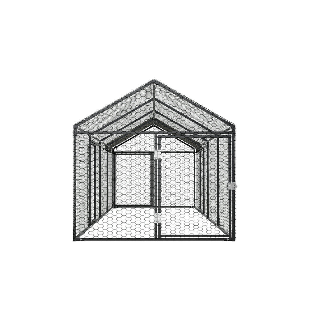 Chicken Coop Large Galvanised Steel 4x1x1cm