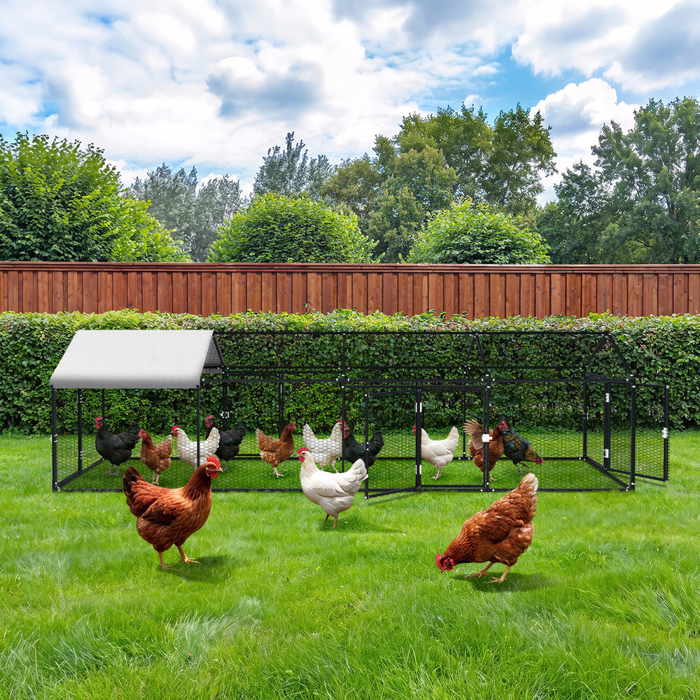 Chicken Coop Large Galvanised Steel 4x1x1cm