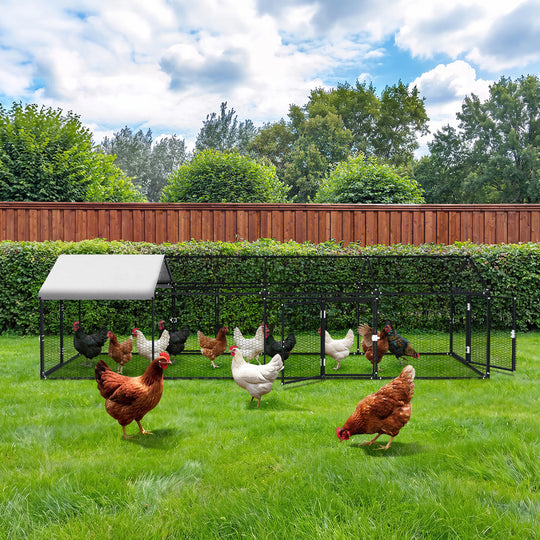 Chicken Coop Large Galvanised Steel 4x1x1cm