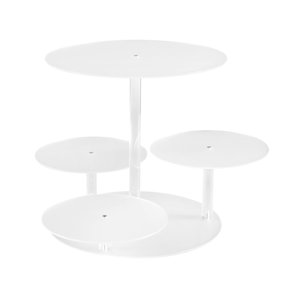 Calendars, Organisers & Planners - Cake Stand Acrylic Holder Display Round Clear Wedding Party