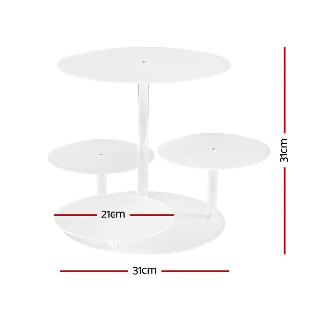 Cake Stand Acrylic Holder Display Round Clear Wedding Party | Calendars, Organisers & Planners
