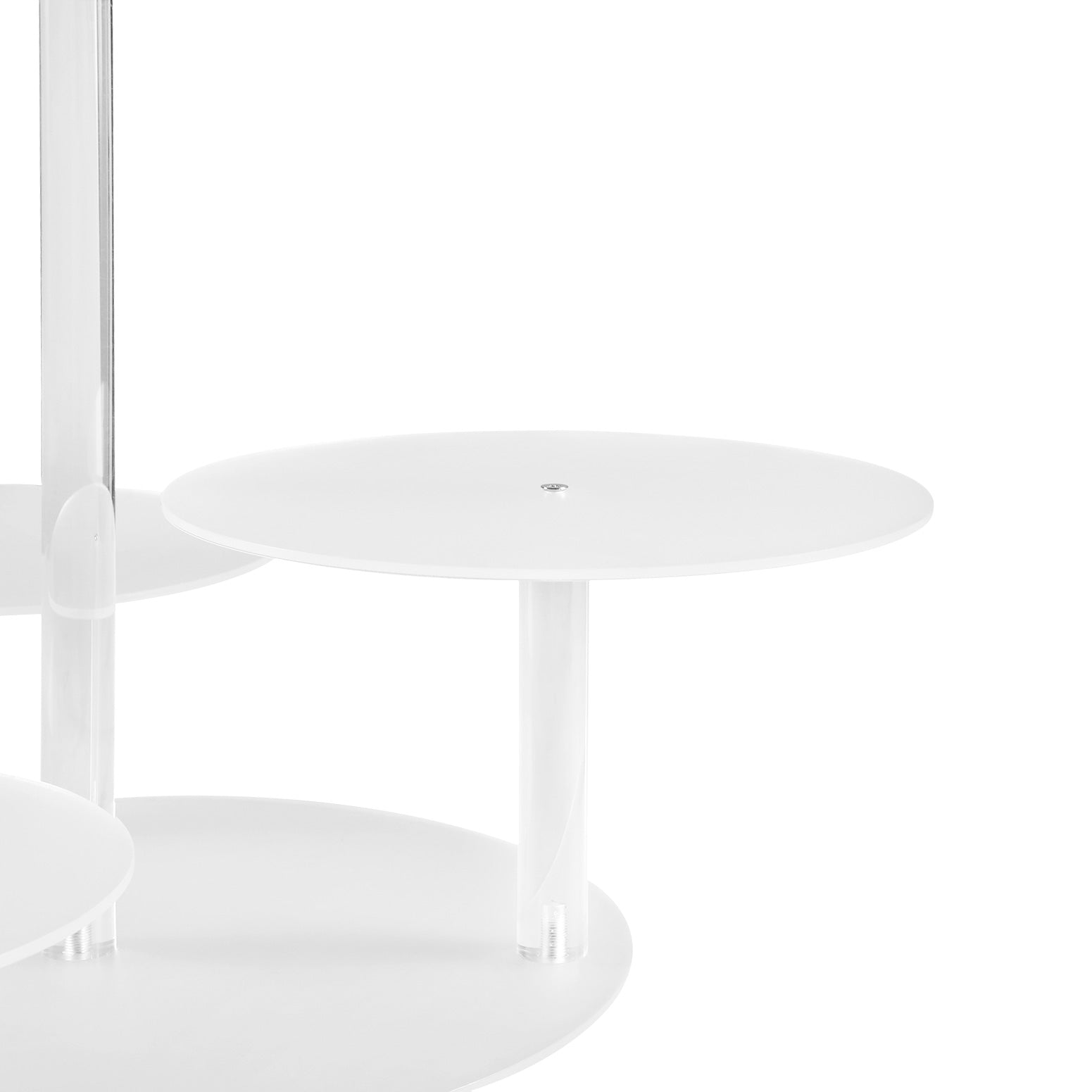 Cake Stand Acrylic Holder Display Round Clear Wedding Party with Calendars, Organisers & Planners