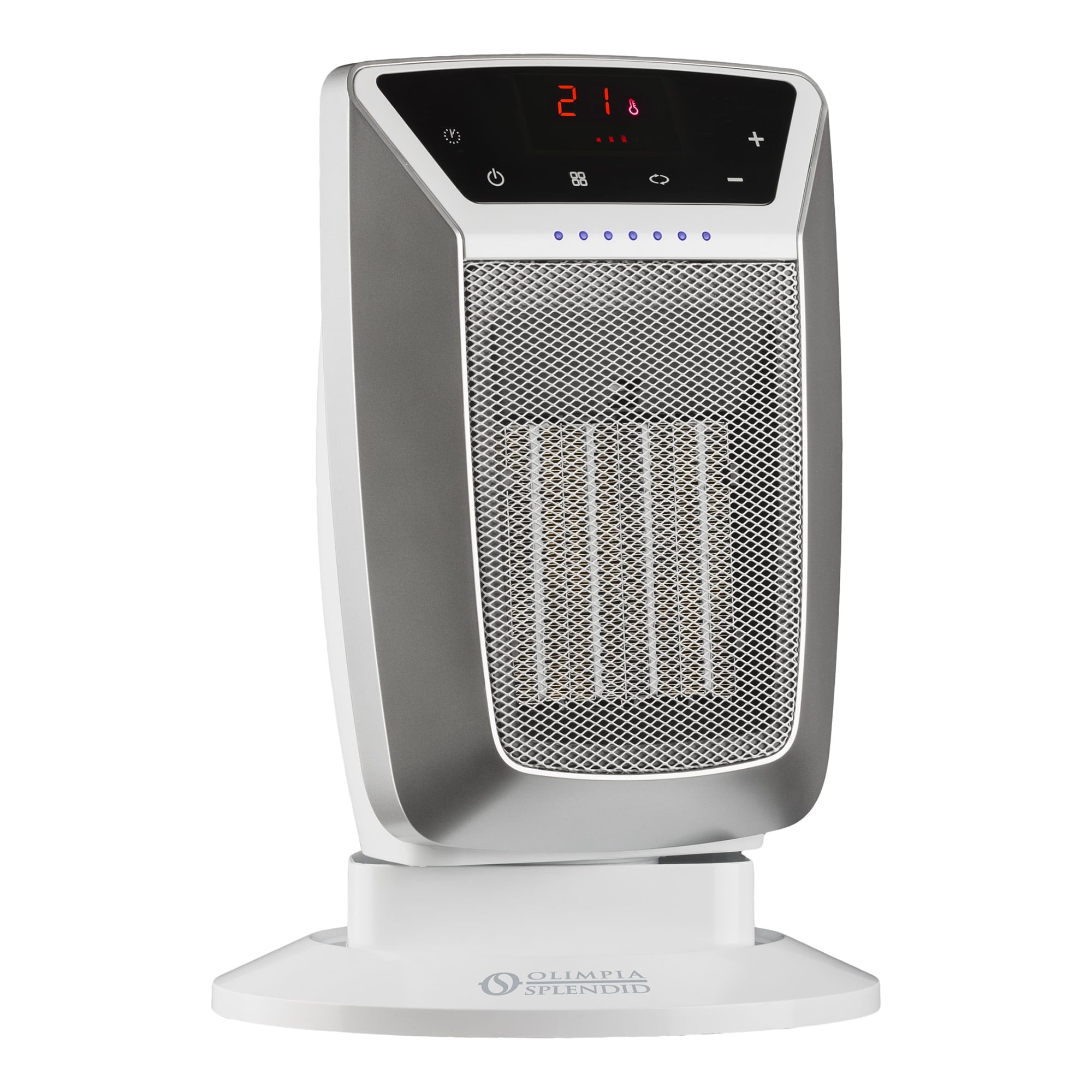 Silver heater 238x337x173cm, side view