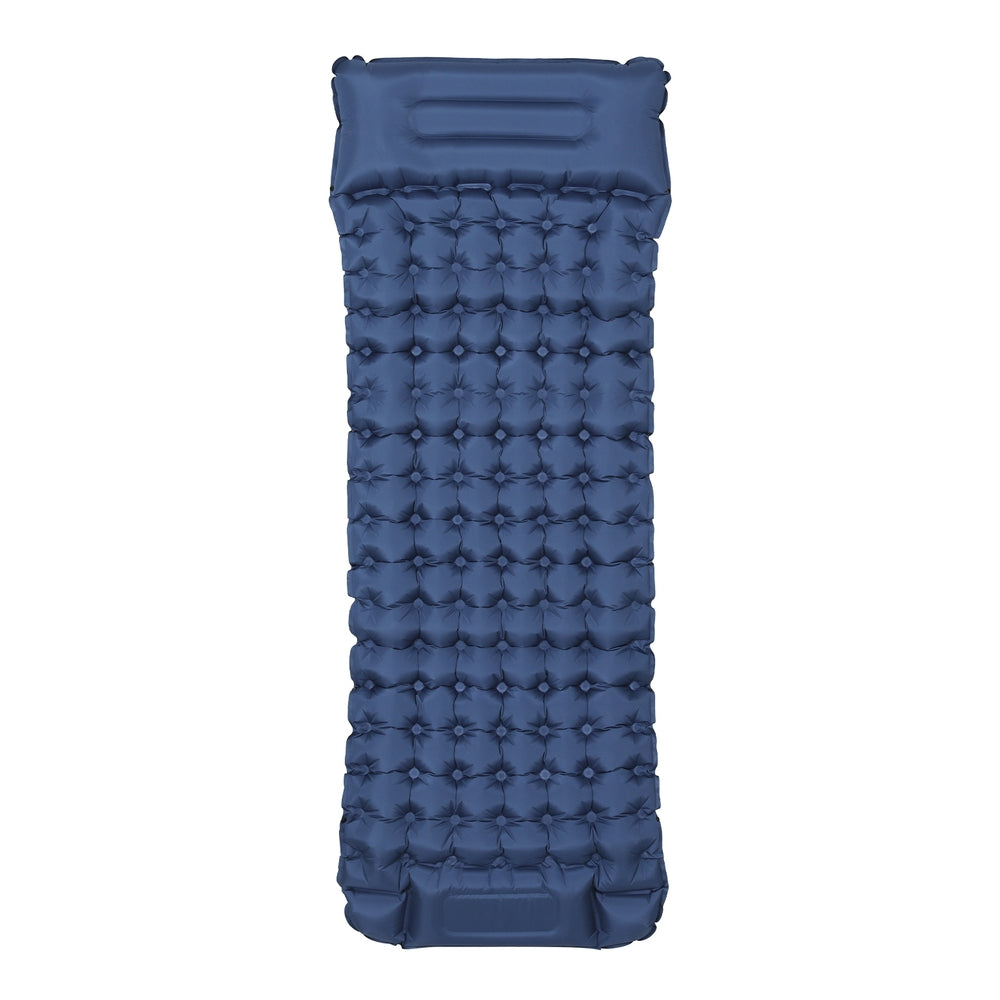 Single Pillow Self-Inflating Camping Mattress with Carry Bag Portable