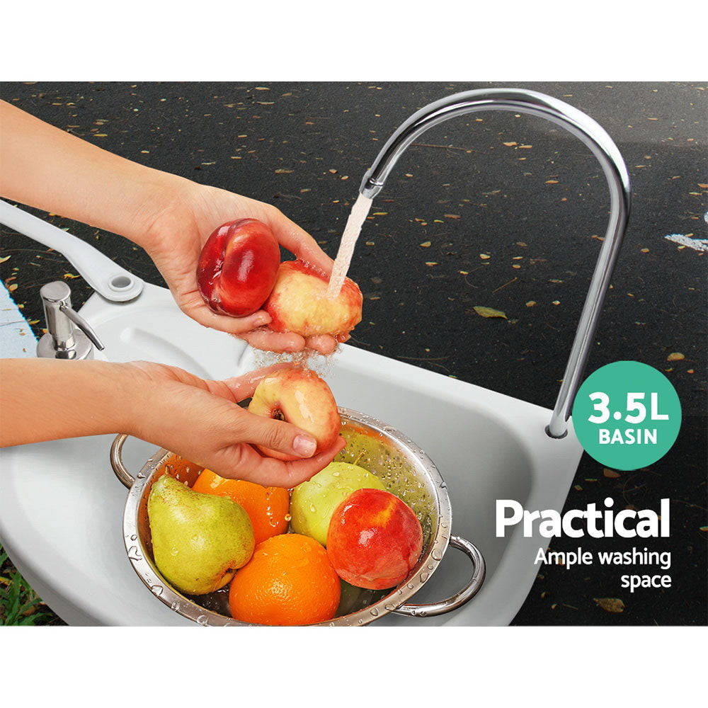 Camping Basin Portable Hand Wash Sink 19L Outdoor Travel Water Station