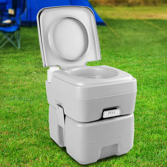 20L Portable Camping Toilet Flush Potty for Boating Outdoor