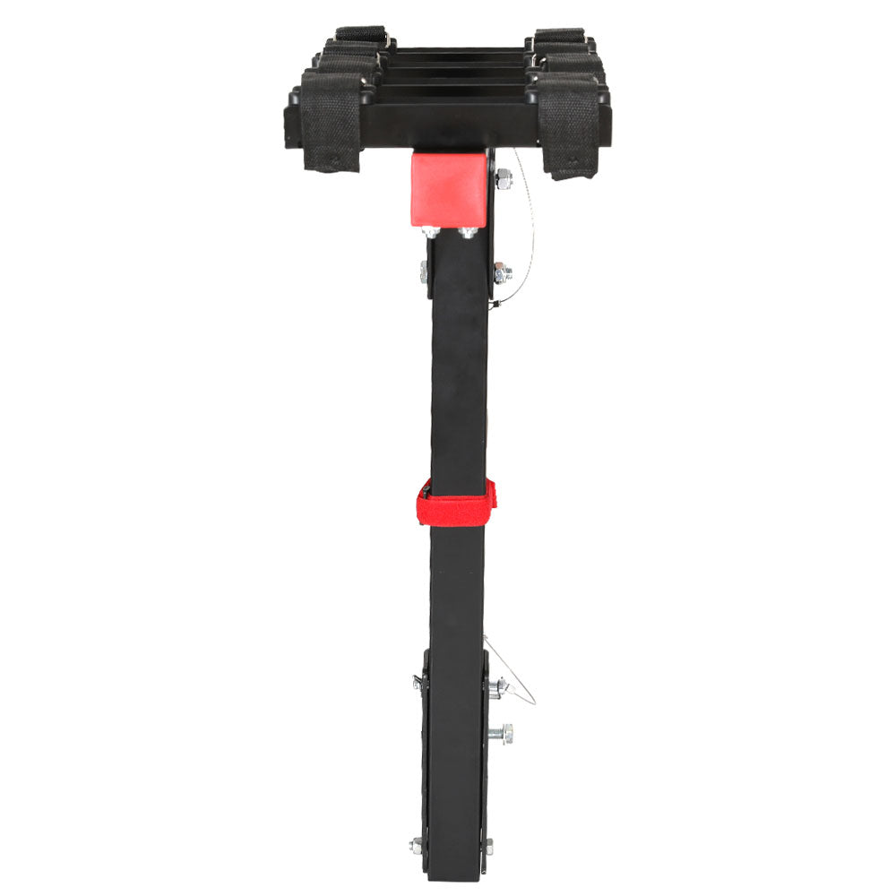 4-Bike Carrier Rack 2-Hitch Mount Foldable Black