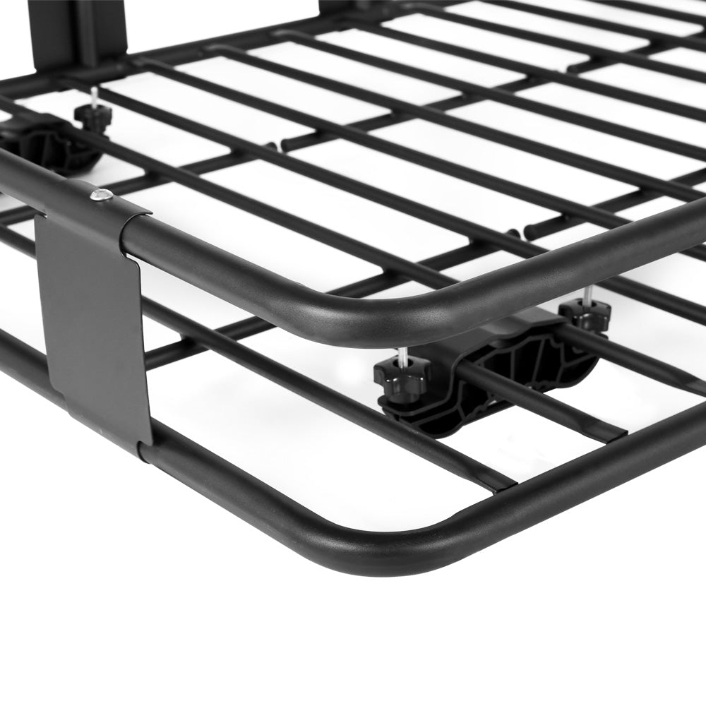 Steel Beast Universal - Car Roof Rack Basket Luggage Vehicle Cargo Carrier 160Cm Black