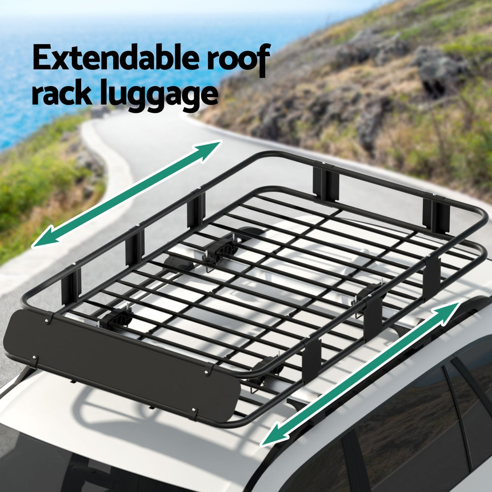Car Roof Rack Basket Luggage Vehicle Cargo Carrier 160Cm
