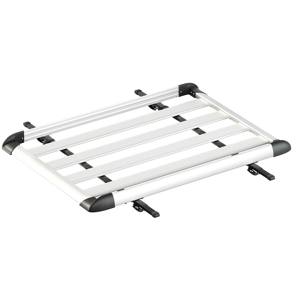 Car Roof Rack Basket Luggage Vehicle Cargo Carrier 140Cm Silver