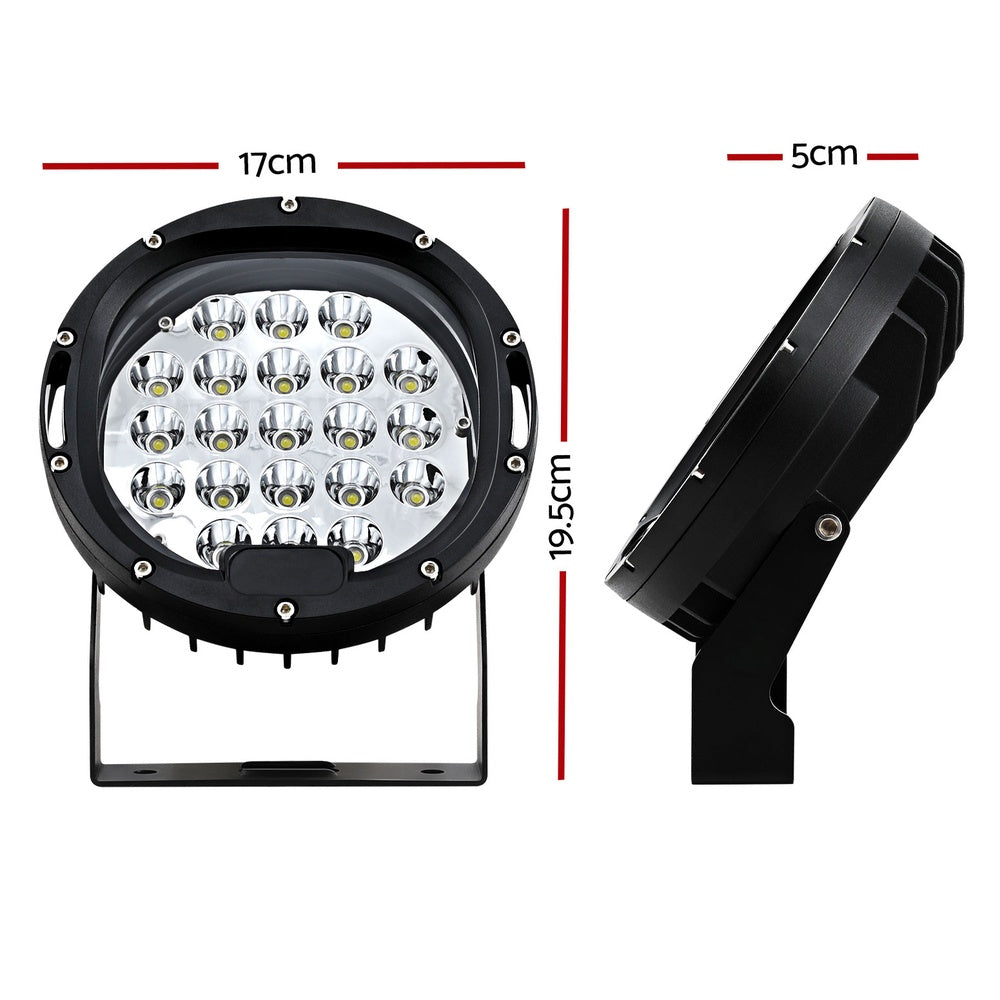 Pair LED Driving Lights 7 Inch Flood Spot Lights Car Truck SUV 12V 24V | Automotive Lights