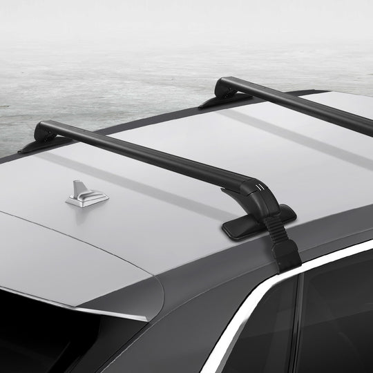 Car Roof Rack Cross Bars 90Cm Aluminium 45Kg Clamps