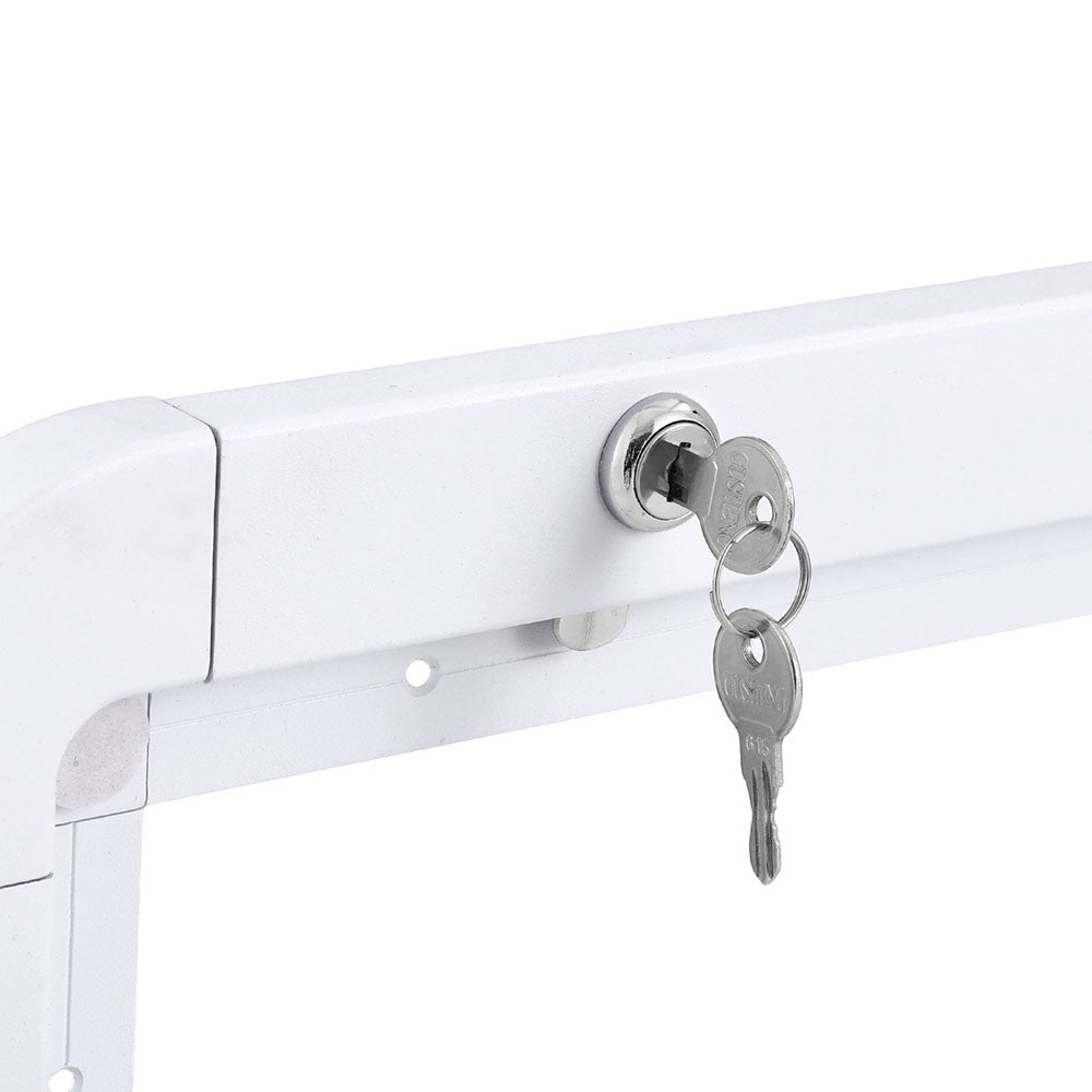 Caravan Table 800 x 450mm Folding Lockable Black