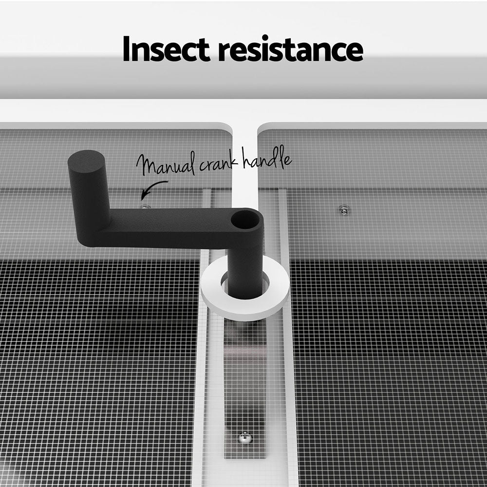 Caravan Roof Vent Hatch Black/White