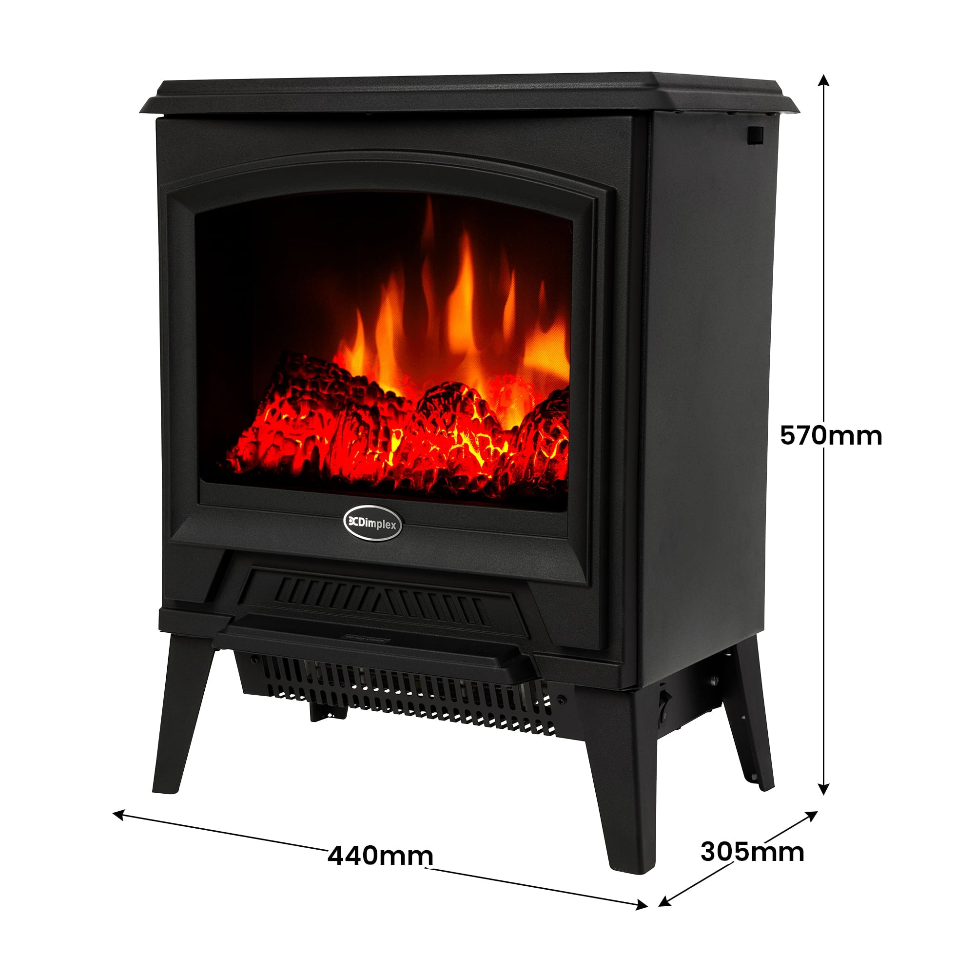 Portable Electric Stove Black Cast Iron