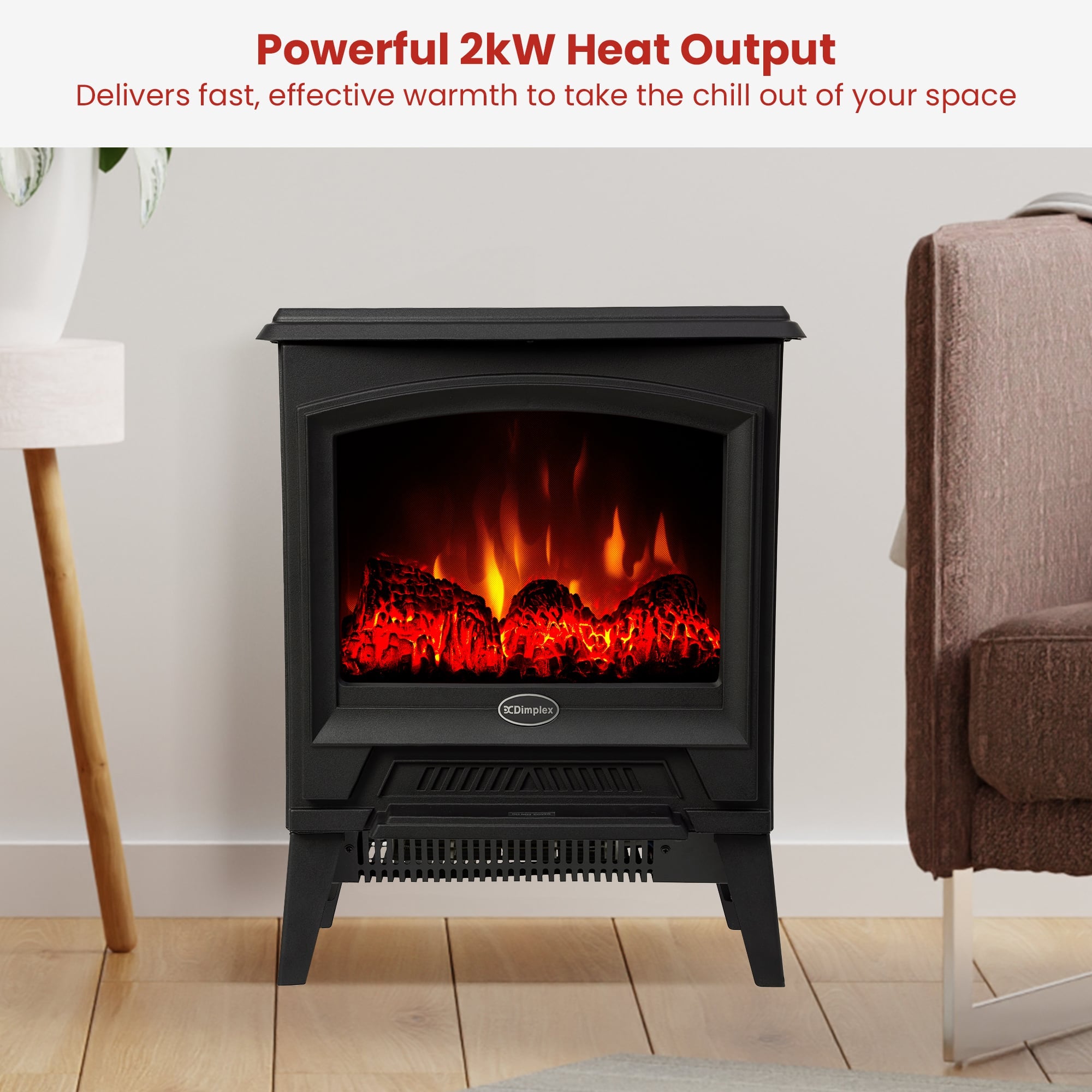 Portable Electric Stove Black Cast Iron