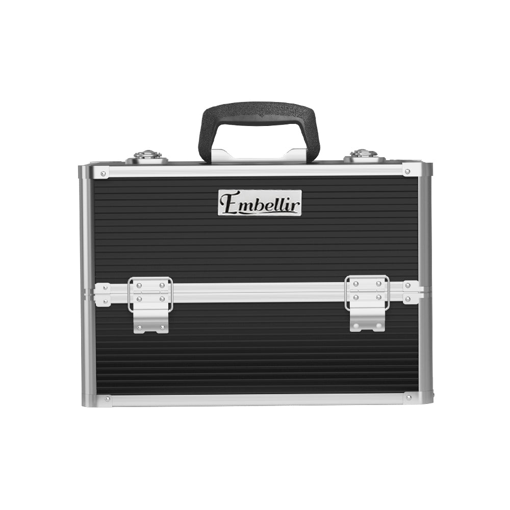 Portable Makeup Case Black Cosmetic Beauty Storage Organizer
