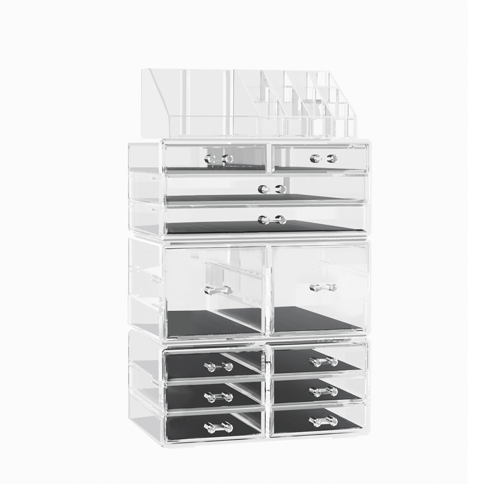 Makeup Case Acrylic Cosmetic Organizer Storage Box Jewellery Holder, Makeup Organisation & Storage
