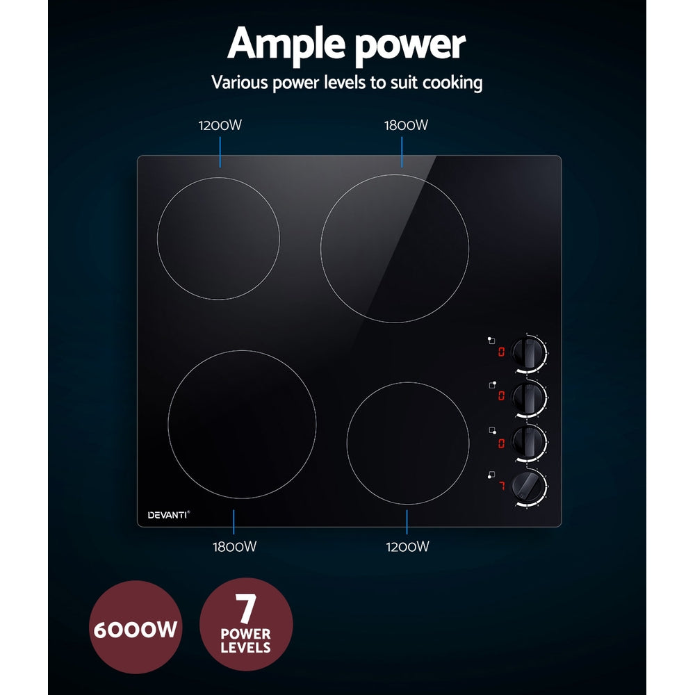 Electric Ceramic Cooktop 60Cm