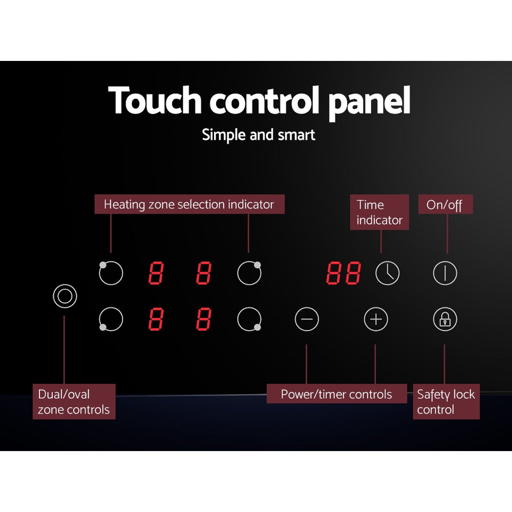 Electric Ceramic Cooktop 77Cm