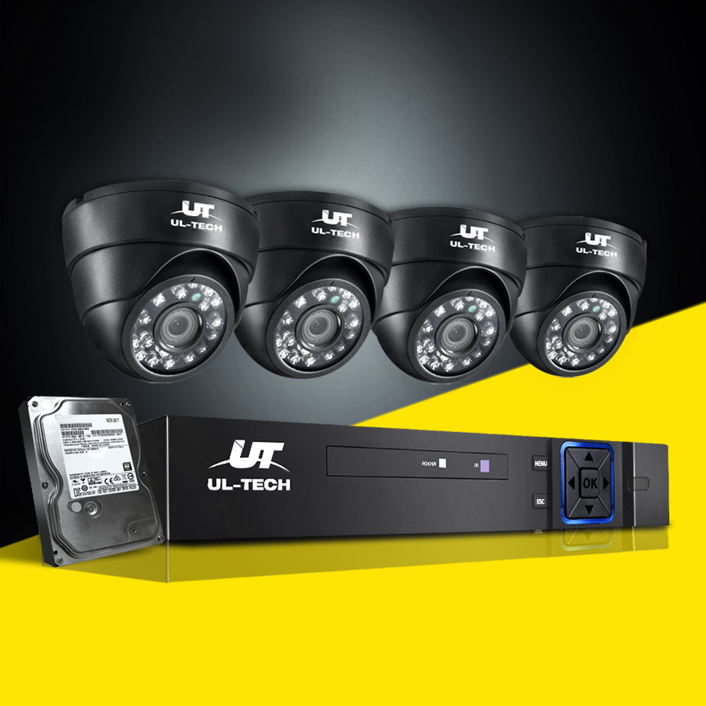4Ch Dvr 4 Cameras Comprehensive Surveillance Bundle