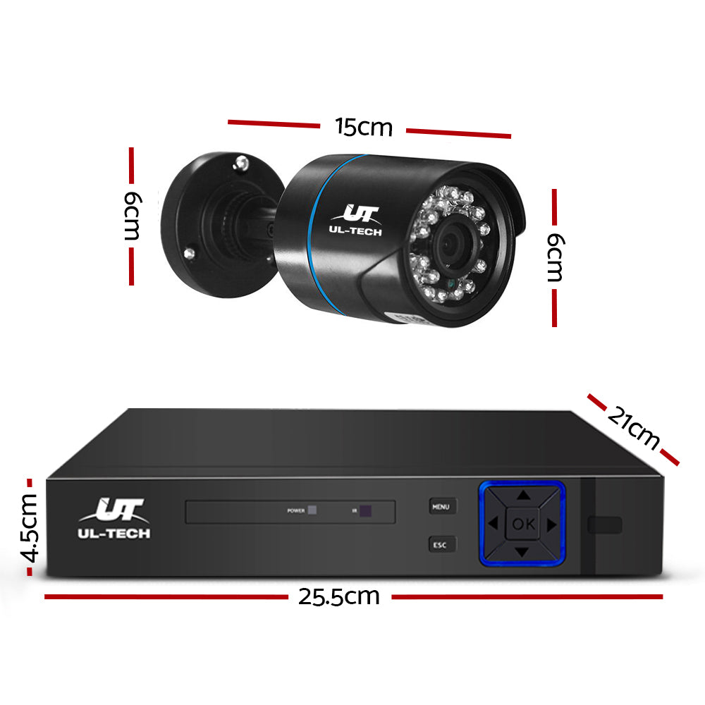 8Ch Dvr 8 Cameras Extended Storage Security Kit