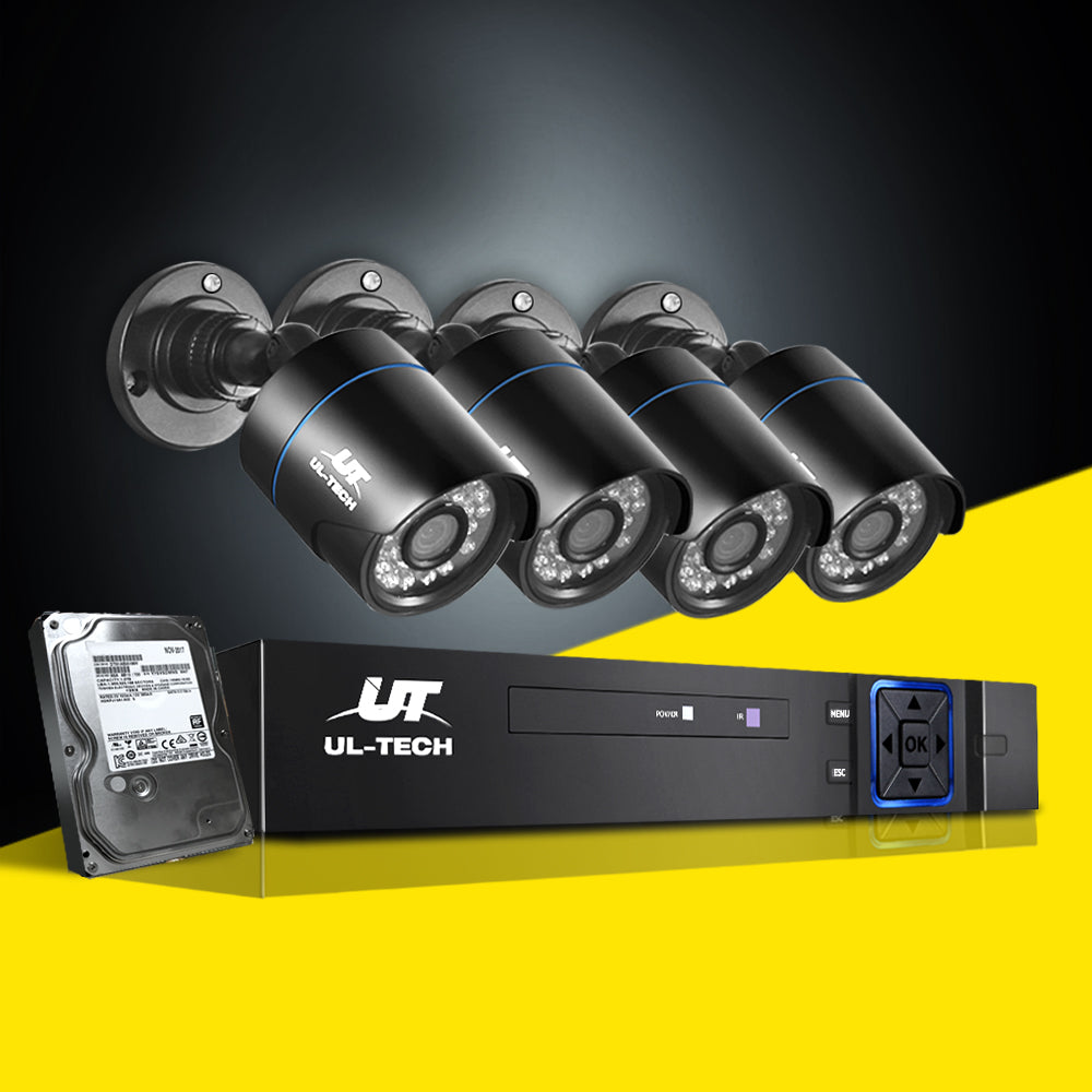 8 Camera CCTV System with 8CH DVR Enhanced Home Business Security Kit