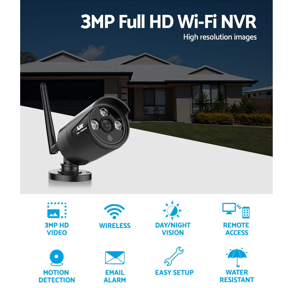 1080P Wireless Security Camera System IP CCTV Home
