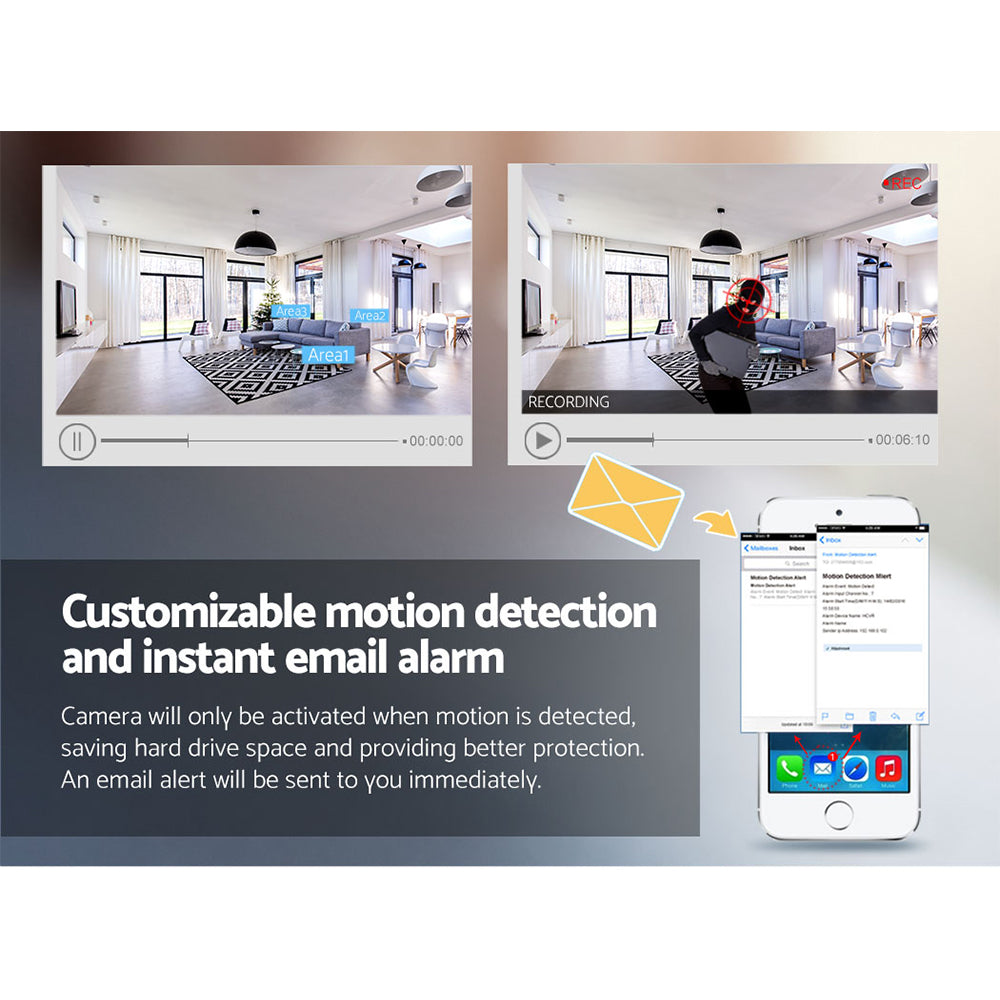 1080P Wireless Security Camera System IP CCTV Home