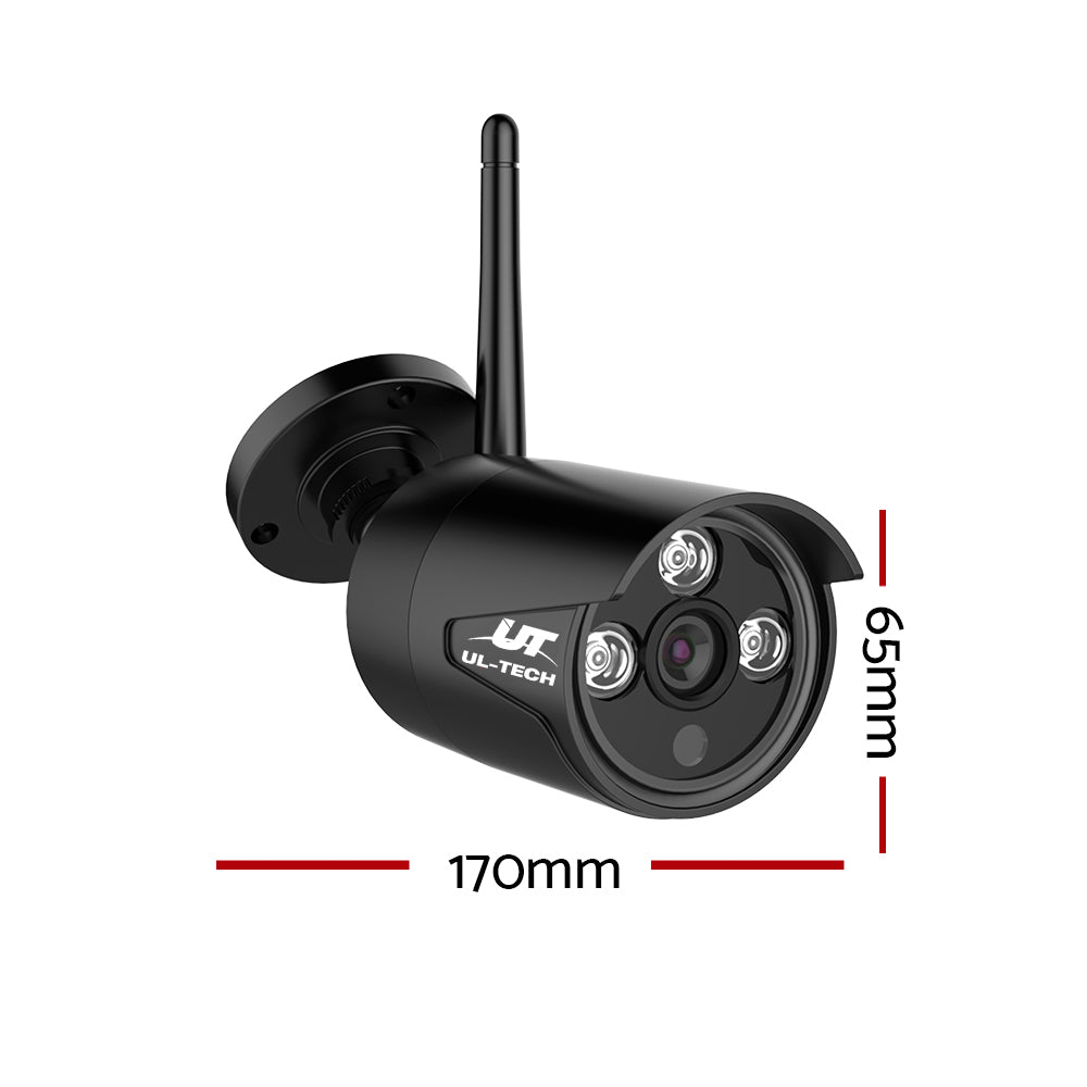 Wireless Cctv 3Mp 2 Cameras Bullet