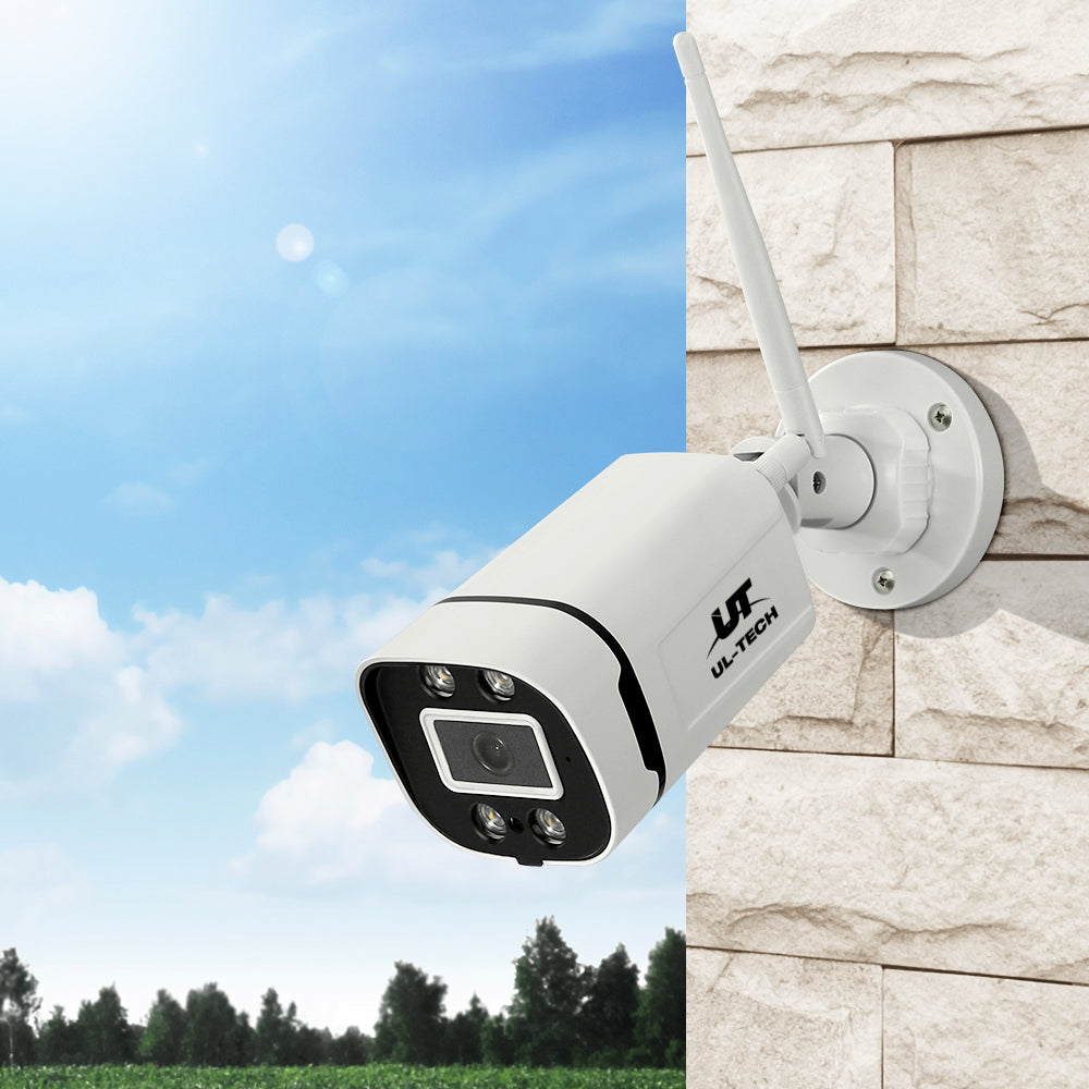 3MP HD Wireless Security Camera Square CCTV Home Outdoor Use