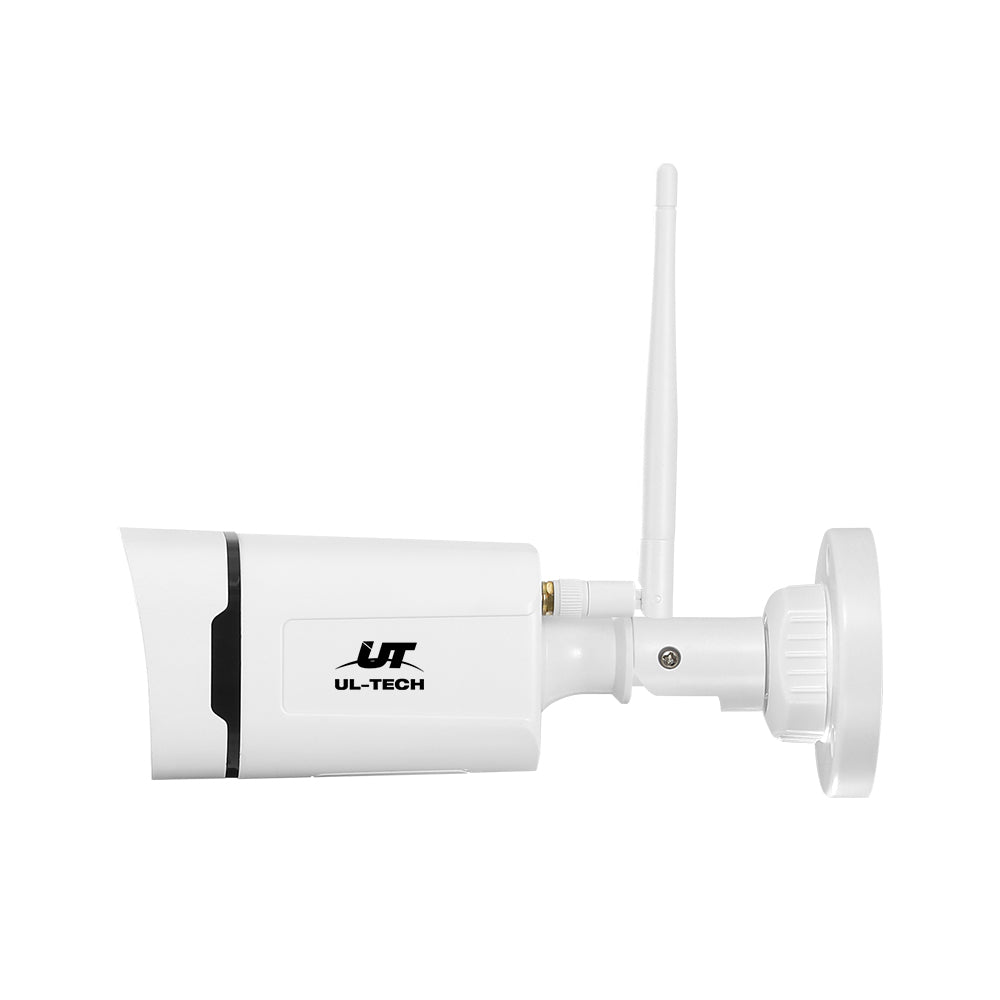 2 Camera Wireless CCTV System 3MP HD Security Kit Square Outdoor Cameras