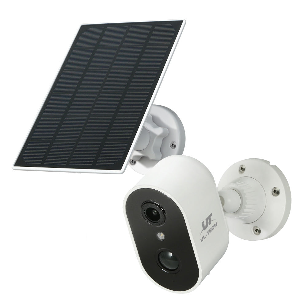 Wireless Security IP Rechargeable Outdoor CCTV Solar Panel 1080P