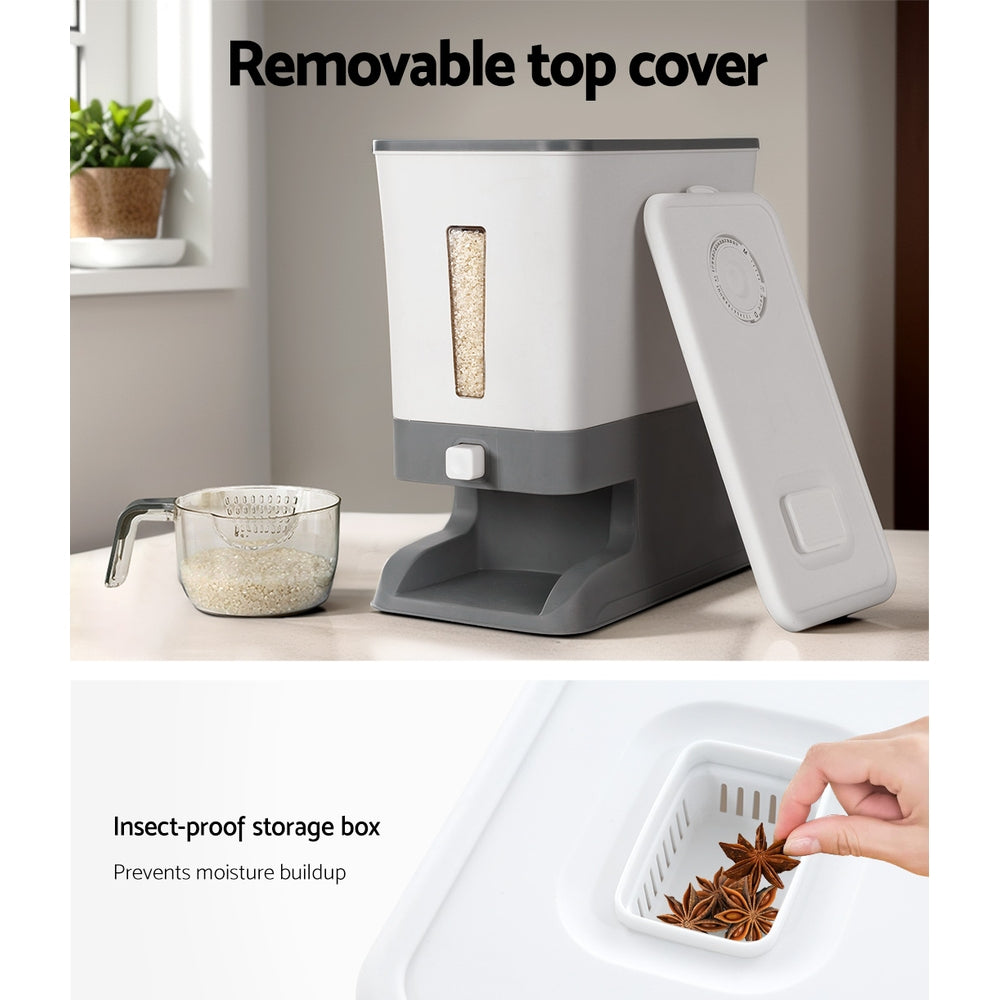 Cereal Dispenser Rice Container 12Kg, Food Storage