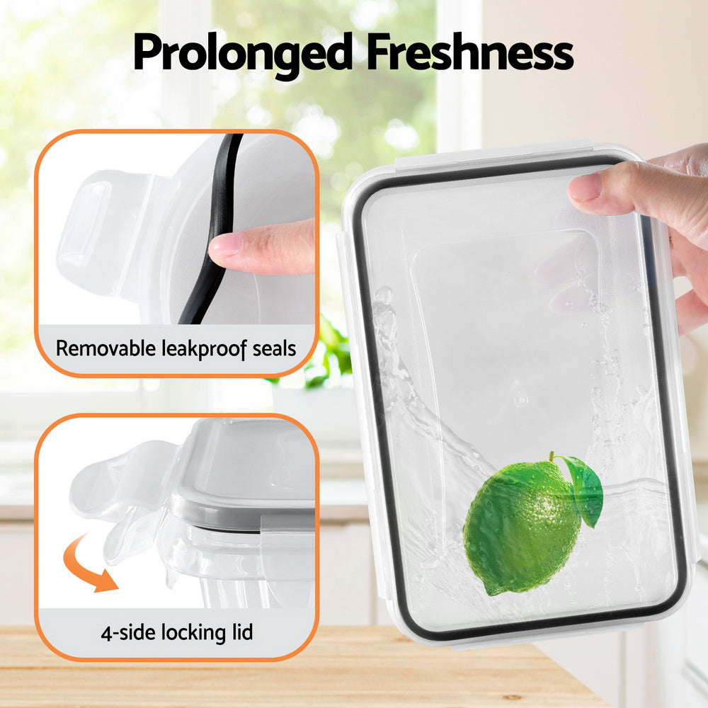 Cereal Dispenser Food Storage Container 16Pcs, 16Pcs