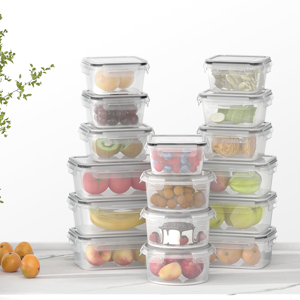Cereal Dispenser Food Storage Container 16Pcs, Food Storage