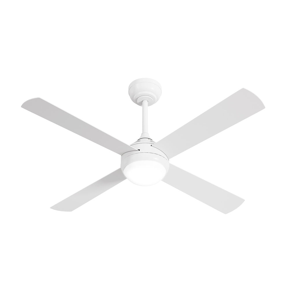 52'' AC Ceiling Fan with Light Remote Control 4 Blades